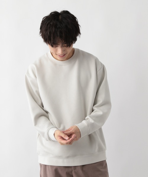 GLOBAL WORK（グローバルワーク）の「スウェードライククリーンスウェット/580811（スウェット・メンズ・ライトブルー/ブラック/グレー/ベージュ/ライトグリーン/ホワイト・X-LARGE/MEDIUM/LARGE/SMALL）」の20枚目の写真