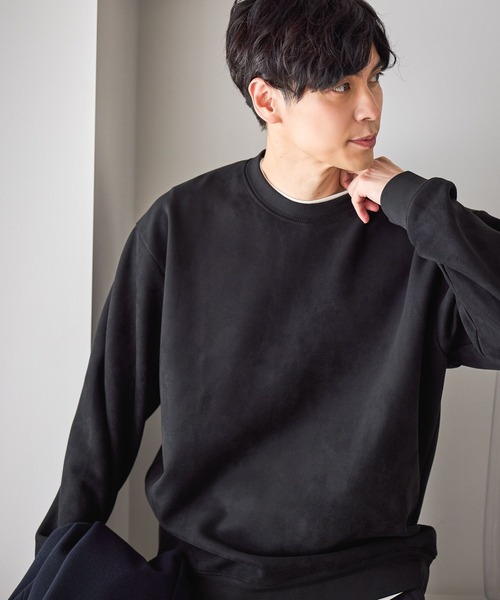 セール】スウェードライククリーンスウェット/580811（スウェット