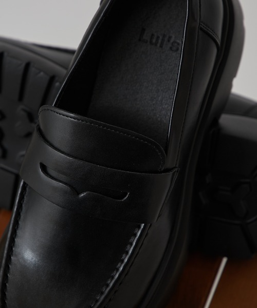 Lui's（ルイス）の「ボリュームソールローファー（ローファー・メンズ・ブラック・43/42/41）」の6枚目の写真