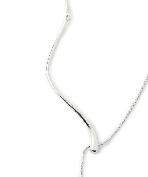 VIS（ビス）の「Yドロップスライダーネックレス（ネックレス・レディース・ゴールド/シルバー・FREE）」の5枚目の写真