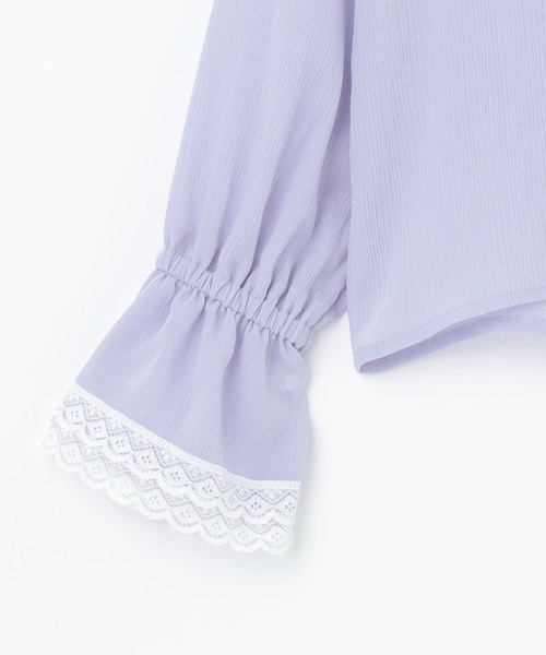 by LOVEiT（バイラビット）の「【卒服】Ｗセーラーカラーブラウス（シャツ/ブラウス・キッズ・オフホワイト/サックスブルー・120cm/130cm/140cm/160cm/150cm）」の11枚目の写真