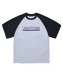 オリジナルラグラン配色Tシャツ_ライトグレー