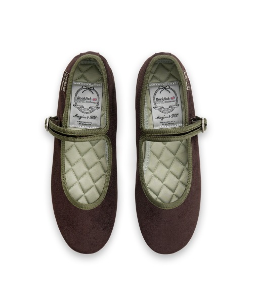 NEW BELLA QUILTED MARYJANE（バレエシューズ）｜ROCKFISH WEATHERWEAR