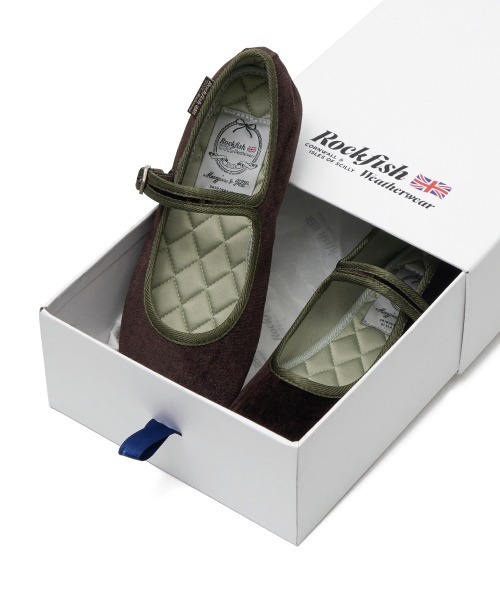 NEW BELLA QUILTED MARYJANE（バレエシューズ）｜ROCKFISH WEATHERWEAR