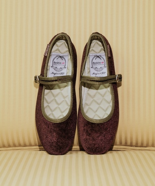 ROCKFISH WEATHERWEAR（ロックフィッシュウェザーウェア）の「NEW BELLA QUILTED MARYJANE（バレエシューズ・レディース・ダークブラウン/ネイビー/グレー/ブルー/ベージュ/パープル/ブラック/ラベンダー/グリーン・23.0cm/25.0cm/24.5cm/24.0cm/23.5cm/26.0cm/25.5cm）」の17枚目の写真