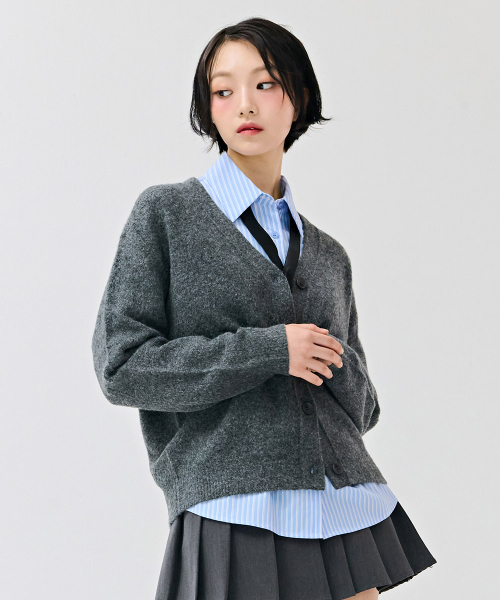 CHASECULT(チェイスカルト)の「レディース ボカシカーディガン-チャコール(カーディガン/ボレロ・レディース・チャコールグレー・90/85)」の3枚目の写真