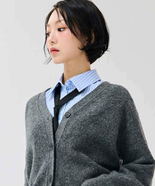 CHASECULT(チェイスカルト)の「レディース ボカシカーディガン-チャコール(カーディガン/ボレロ・レディース・チャコールグレー・90/85)」の5枚目の写真