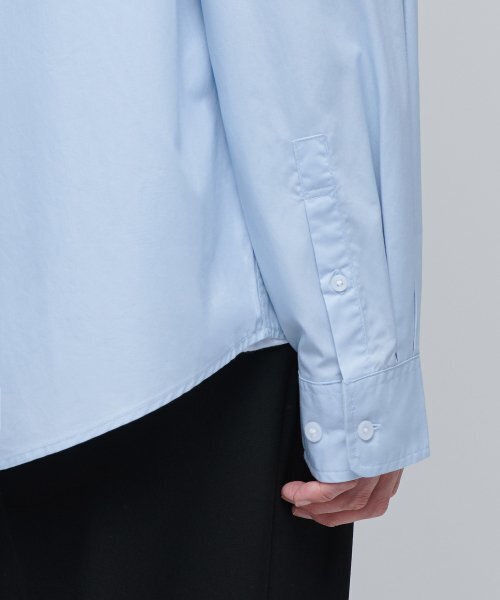 MUSINSA STANDARD（ムシンサスタンダード）の「特大ポプリンシャツ【スカイブルー】（シャツ/ブラウス・メンズ・その他・SMALL/MEDIUM/LARGE/X-LARGE/XX-LARGE）」の8枚目の写真