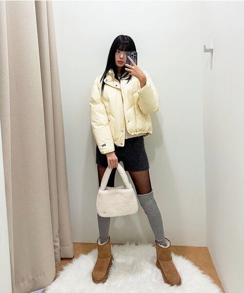 YOUHEE（ユヒ）の「YOUHEE SHEARING BAG IVORY（ショルダーバッグ・レディース・その他・FREE）」の6枚目の写真