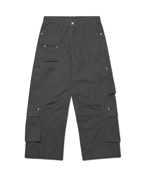 NOMANUAL(NOMANUAL)の「9P CARGO PANTS - WASHED CHARCOAL(その他パンツ・レディース・その他・X-LARGE/SMALL/MEDIUM/LARGE)」の1枚目の写真