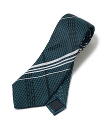 MEN'S BIGI | チェックxドット柄シルクネクタイ(ネクタイ)