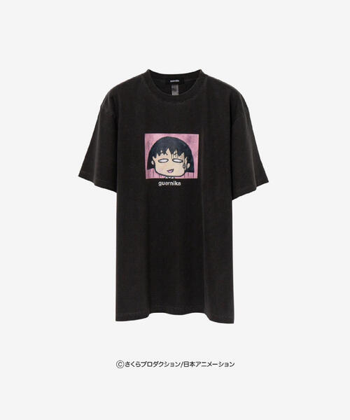 guernika×ちびまる子ちゃん】Drooping Maruko Vintage style T shirt