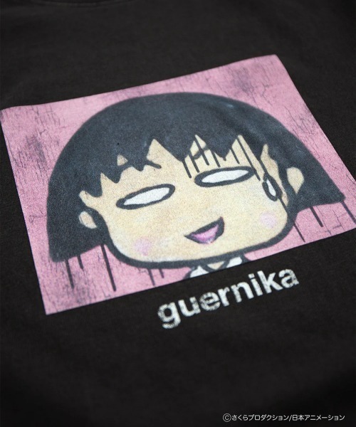 guernika×ちびまる子ちゃん】Drooping Maruko Vintage style T shirt