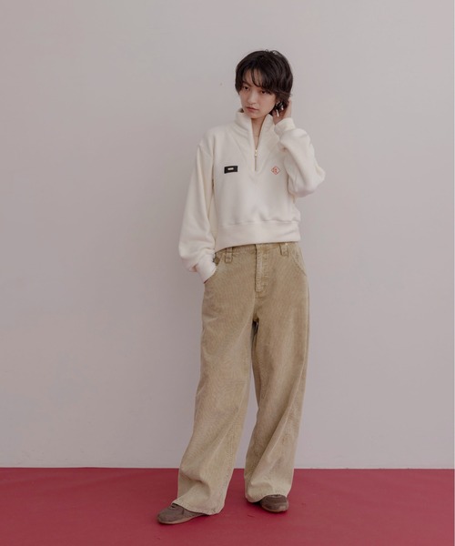 ハーフジップ コンパクトフリーストップス Eimee Law│Eimee Law