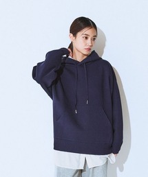 12G Wジャガードニットフーディ/629914