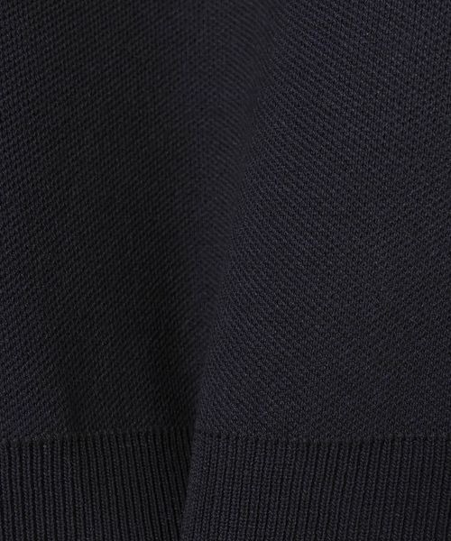 JEANASIS（ジーナシス）の「12G Wジャガードニットフーディ/629914（パーカー・レディース・ブラック/ネイビー/グレー/オフホワイト・FREE）」の18枚目の写真