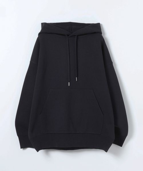 JEANASIS（ジーナシス）の「12G Wジャガードニットフーディ/629914（パーカー・レディース・ブラック/ネイビー/グレー/オフホワイト・FREE）」の20枚目の写真