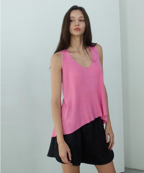 RENSE(レンセ)の「Back Open Ribbon Knit Pink(ニット/セーター・レディース・その他・FREE)」の1枚目の写真