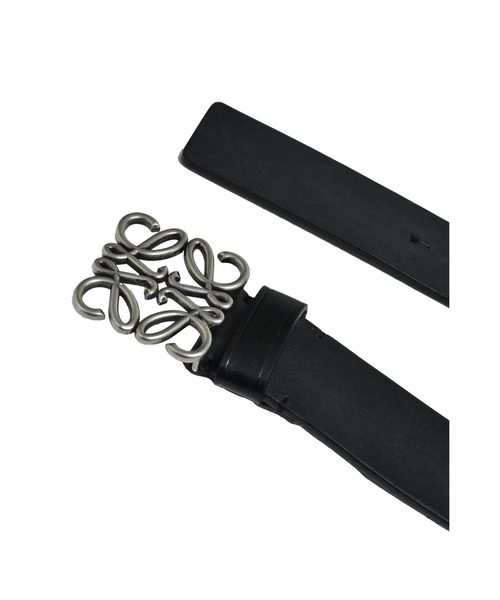 NUBIAN（ヌビアン）の「ANAGRAM CHUNKY 4CM BELT（ベルト・メンズ・ブラック系その他/ブラック・3M/43）」の4枚目の写真