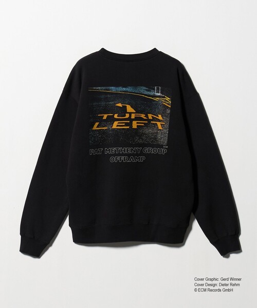 BEAUTY&YOUTH UNITED ARROWS（ビューティーアンドユースユナイテッドアローズ）の「＜ECM × BEAUTY&YOUTH＞OFF RAMP プリント スウェット（スウェット・メンズ・ブラック・XL/L/M）」の2枚目の写真