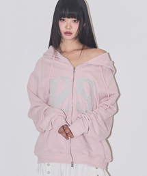 ILLIGO（イリゴ）の「129 Logo Patch Hoodie Light Pink（パーカー）」