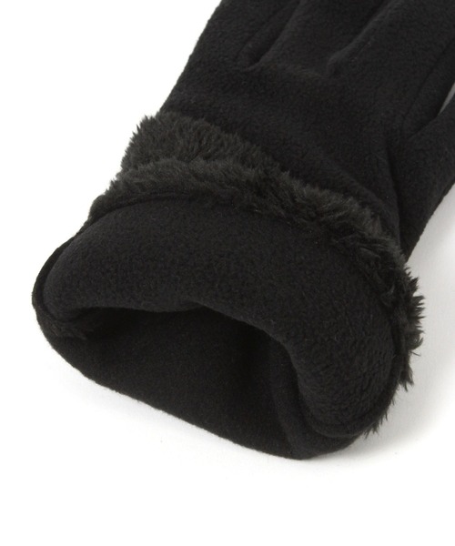 GLOBAL WORK（グローバルワーク）の「フリースボアグローブ/606780（手袋・メンズ・ブラック/グレー・FREE）」の7枚目の写真