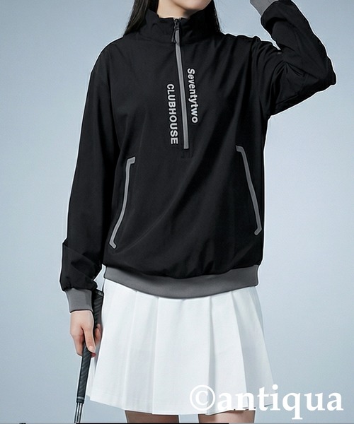 新品⭐️【STCH】ハーフジッププルオーバー STCH】ハーフジッププルオーバー（その他トップス）｜antiqua
