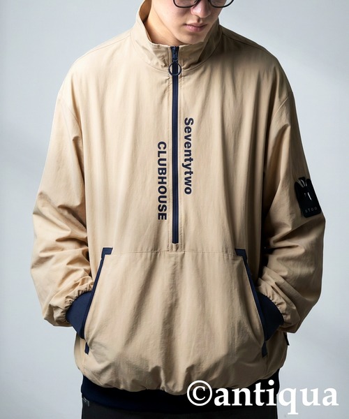 antiqua（アンティカ）の「【STCH】ハーフジッププルオーバー（その他トップス・レディース・ブラック/ベージュ・LXL/ML）」の21枚目の写真