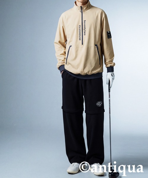 antiqua（アンティカ）の「【STCH】ハーフジッププルオーバー（その他トップス・レディース・ブラック/ベージュ・LXL/ML）」の22枚目の写真