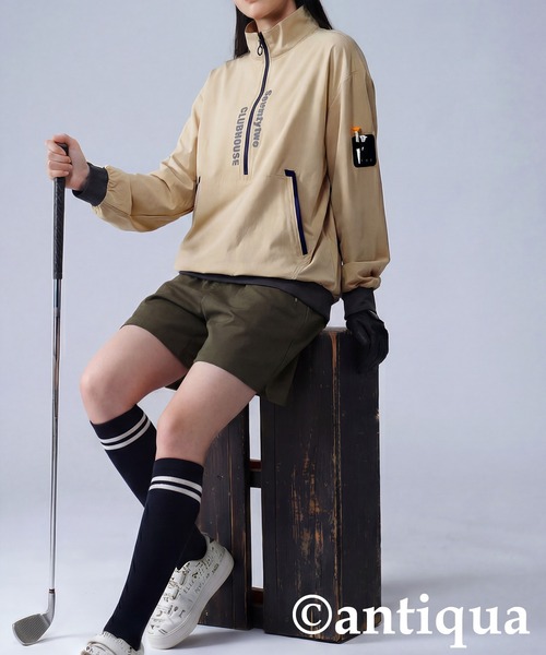 STCH】ハーフジッププルオーバー（その他トップス）｜antiqua
