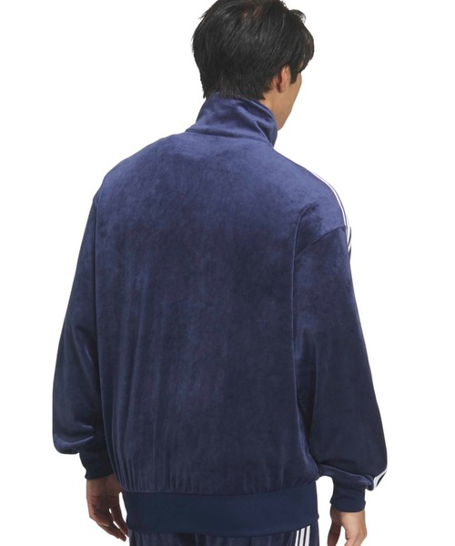 adidas（アディダス）の「adidas FB TT VELOUR / アディダス ファイヤーバード トラックトップ ベロア（その他アウター・メンズ・ネイビー・XXL/XL/L/M/S）」の3枚目の写真