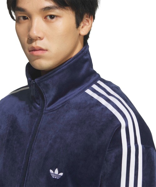 adidas（アディダス）の「adidas FB TT VELOUR / アディダス ファイヤーバード トラックトップ ベロア（その他アウター・メンズ・ネイビー・XXL/XL/L/M/S）」の8枚目の写真