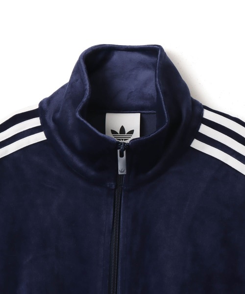 adidas（アディダス）の「adidas FB TT VELOUR / アディダス ファイヤーバード トラックトップ ベロア（その他アウター・メンズ・ネイビー・XXL/XL/L/M/S）」の9枚目の写真