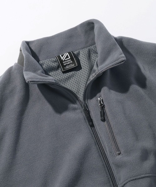 SIGNAL SPORTS（シグナルスポーツ）の「【SIGNAL SPORTS】Fleece Zip Blouson（ブルゾン・メンズ・ネイビー/グレー・MEDIUM/LARGE）」の20枚目の写真