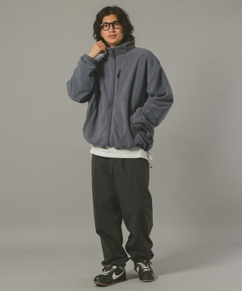 SIGNAL SPORTS（シグナルスポーツ）の「【SIGNAL SPORTS】Fleece Zip Blouson（ブルゾン・メンズ・ネイビー/グレー・MEDIUM/LARGE）」の6枚目の写真