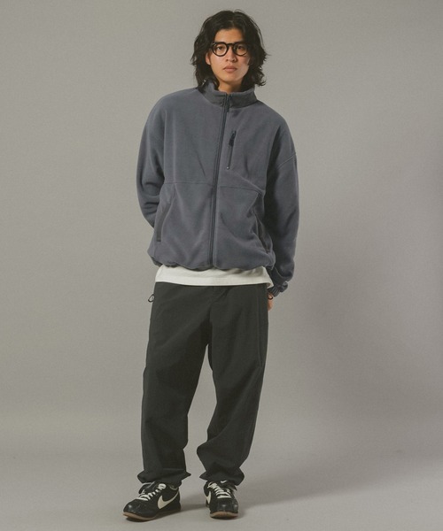 SIGNAL SPORTS（シグナルスポーツ）の「【SIGNAL SPORTS】Fleece Zip Blouson（ブルゾン・メンズ・ネイビー/グレー・MEDIUM/LARGE）」の7枚目の写真