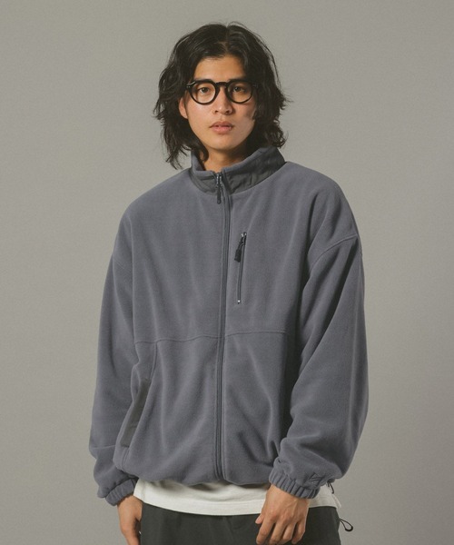 SIGNAL SPORTS（シグナルスポーツ）の「【SIGNAL SPORTS】Fleece Zip Blouson（ブルゾン・メンズ・ネイビー/グレー・MEDIUM/LARGE）」の8枚目の写真