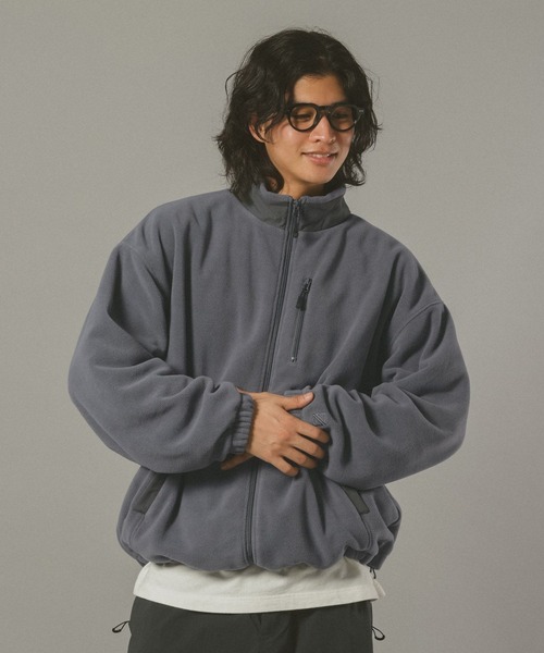 SIGNAL SPORTS（シグナルスポーツ）の「【SIGNAL SPORTS】Fleece Zip Blouson（ブルゾン・メンズ・ネイビー/グレー・MEDIUM/LARGE）」の10枚目の写真