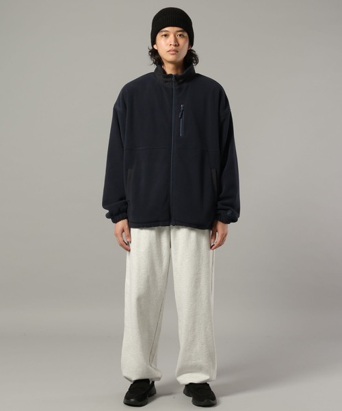SIGNAL SPORTS（シグナルスポーツ）の「【SIGNAL SPORTS】Fleece Zip Blouson（ブルゾン・メンズ・ネイビー/グレー・MEDIUM/LARGE）」の14枚目の写真