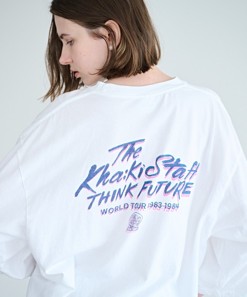 kha:ki（カーキ）の「「KHA:KI / カーキ」7th TEE -LOVE BEGETS LOVE-（Tシャツ/カットソー・レディース・ホワイト系5/ブラック/ホワイト系4・1）」の7枚目の写真