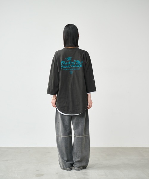 kha:ki（カーキ）の「「KHA:KI / カーキ」7th TEE -LOVE BEGETS LOVE-（Tシャツ/カットソー・レディース・ホワイト系5/ブラック/ホワイト系4・1）」の22枚目の写真