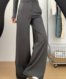 スマートシルエット ワイドスラックス