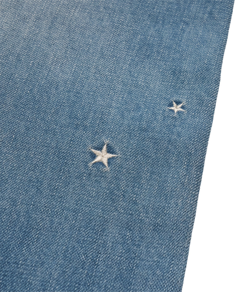 SCHISM INDUCING(スキズムインデューシング)の「STAR TWISTED JEANS BLUE(デニムパンツ・レディース・その他・MEDIUM/LARGE)」の4枚目の写真