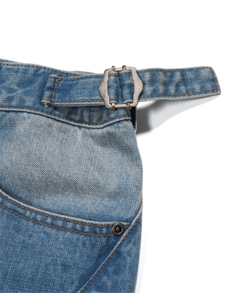 SCHISM INDUCING(スキズムインデューシング)の「STAR TWISTED JEANS BLUE(デニムパンツ・レディース・その他・MEDIUM/LARGE)」の5枚目の写真