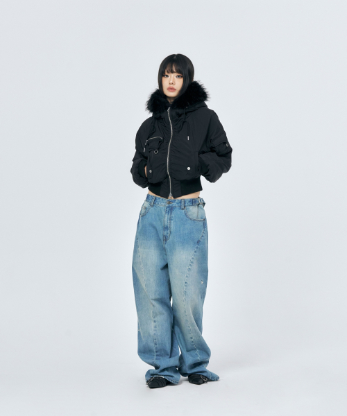SCHISM INDUCING(スキズムインデューシング)の「STAR TWISTED JEANS BLUE(デニムパンツ・レディース・その他・MEDIUM/LARGE)」の11枚目の写真