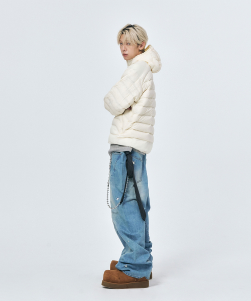 SCHISM INDUCING(スキズムインデューシング)の「STAR TWISTED JEANS BLUE(デニムパンツ・レディース・その他・MEDIUM/LARGE)」の16枚目の写真