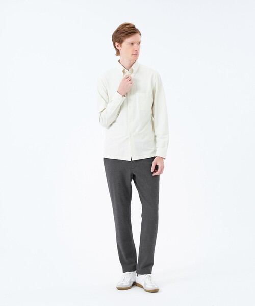 MACKINTOSH PHILOSOPHY(マッキントッシュ フィロソフィー)の「裏起毛ツイルストレッチ エラスティックパンツ(その他パンツ・メンズ・チャコールグレー/ベージュ系その他3/ブラック・38/40/42)」の7枚目の写真