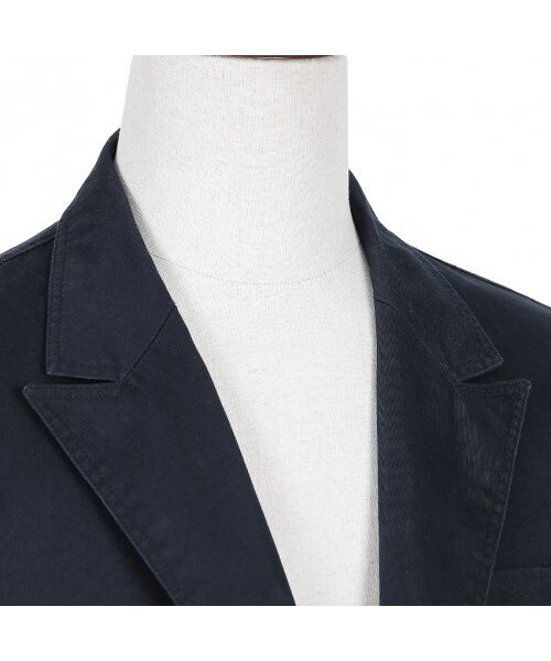 sortie(ソルティ)の「Tura Cotton Washed Jacket (Navy)(テーラードジャケット・メンズ・その他・X-LARGE/MEDIUM/LARGE)」の4枚目の写真