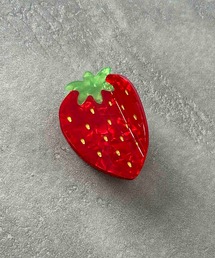 LOWO（ロワ）の「フードモチーフ バレッタ ヘアクリップ 大きめ ハーフアップ ヘアアクセサリー バンスクリップ（バレッタ/ヘアクリップ）」