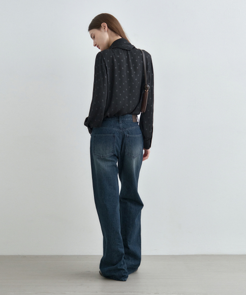 MONGDOL(モンドル)の「スカーフタイブラウスドットブラックMDBL004DOTBLACK(シャツ/ブラウス・レディース・その他・F)」の5枚目の写真